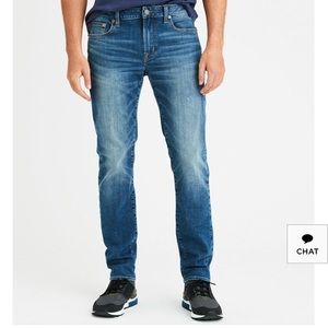 Men’s slim straight fit flex jeans